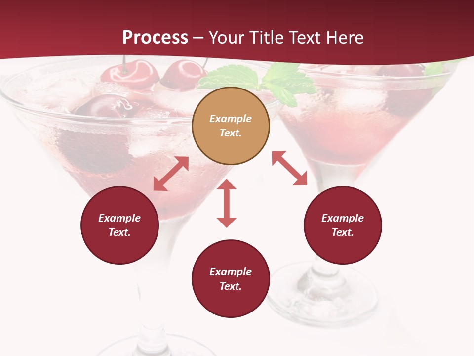 Beverage Cocktail Ice PowerPoint Template