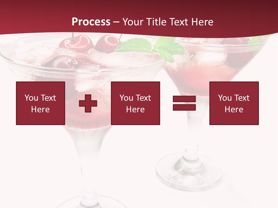 Beverage Cocktail Ice PowerPoint Template