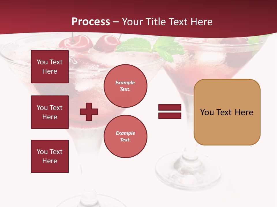 Beverage Cocktail Ice PowerPoint Template