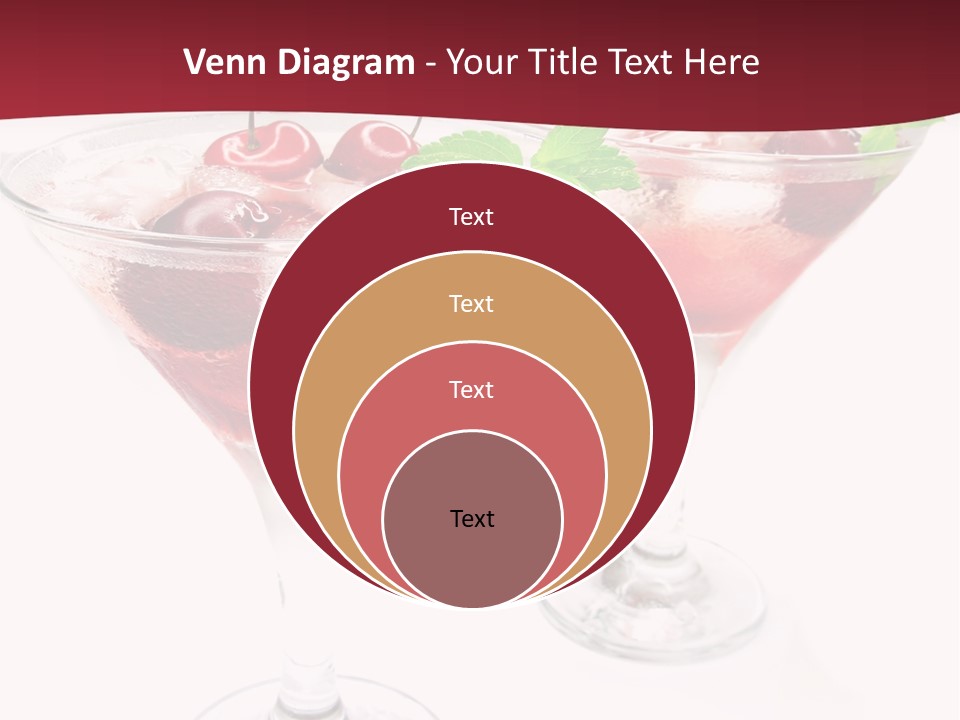 Beverage Cocktail Ice PowerPoint Template