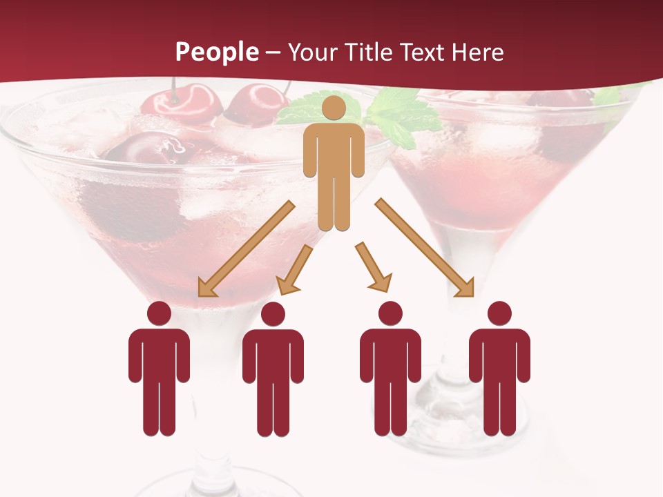 Beverage Cocktail Ice PowerPoint Template