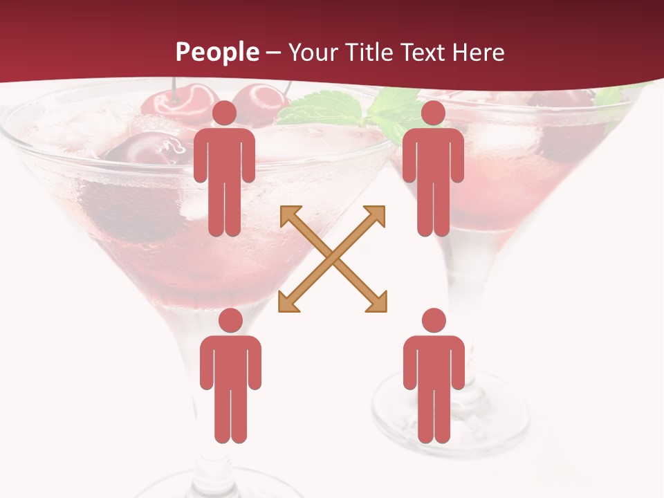 Beverage Cocktail Ice PowerPoint Template