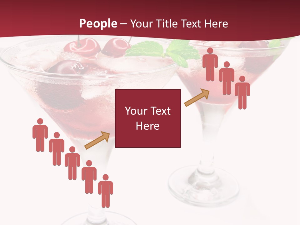 Beverage Cocktail Ice PowerPoint Template