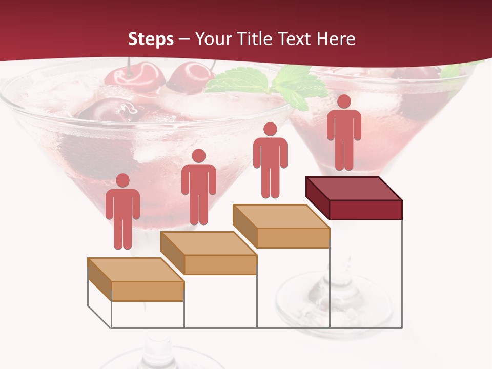 Beverage Cocktail Ice PowerPoint Template