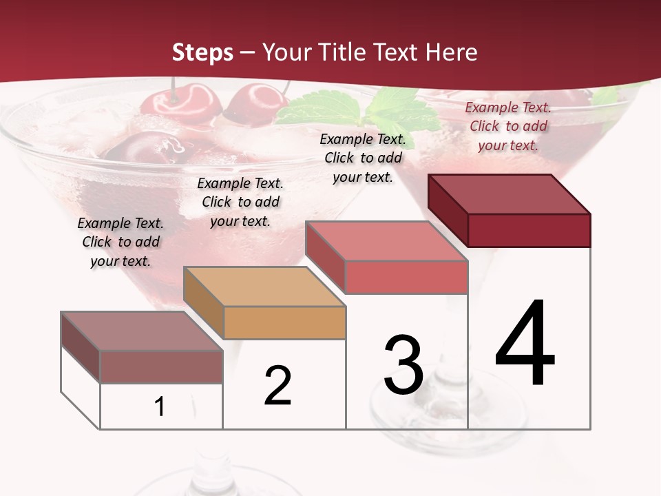 Beverage Cocktail Ice PowerPoint Template