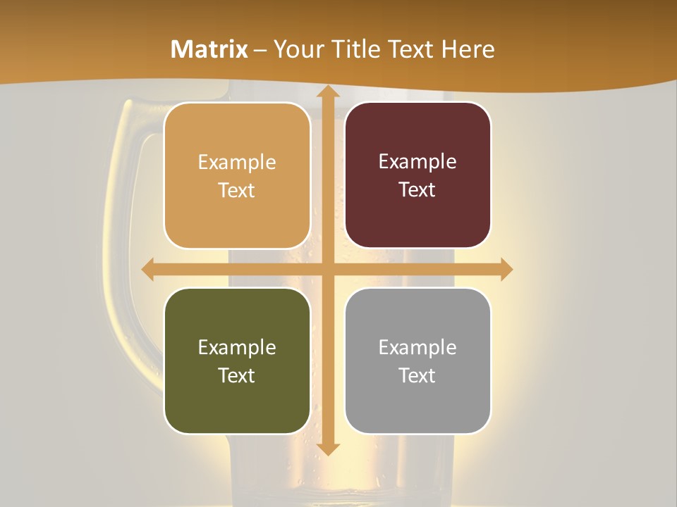 Over Yellow Foam PowerPoint Template