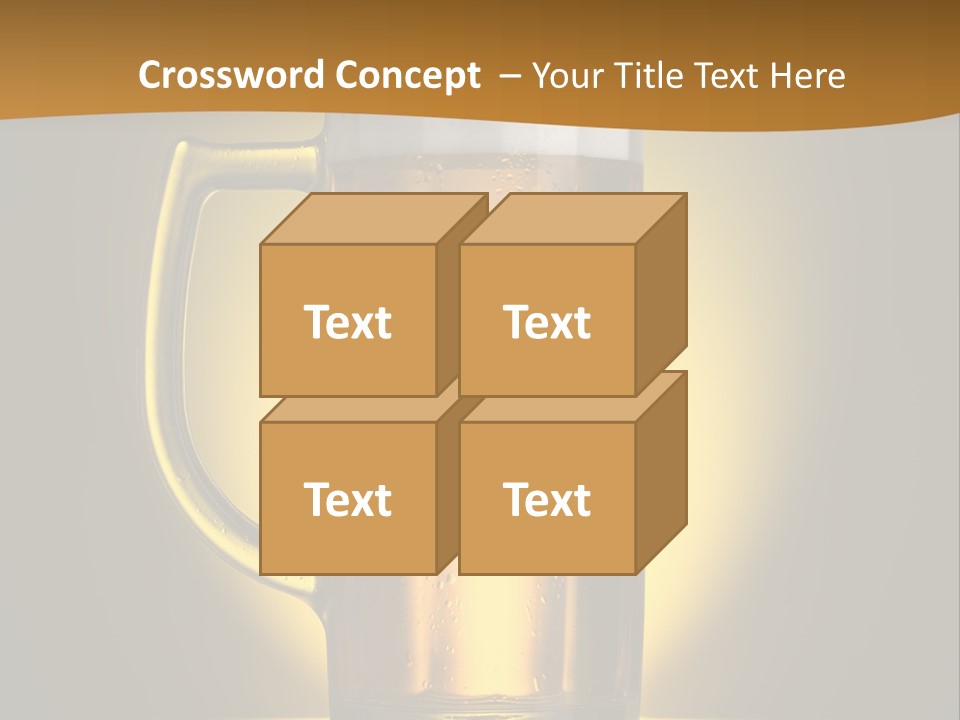 Over Yellow Foam PowerPoint Template
