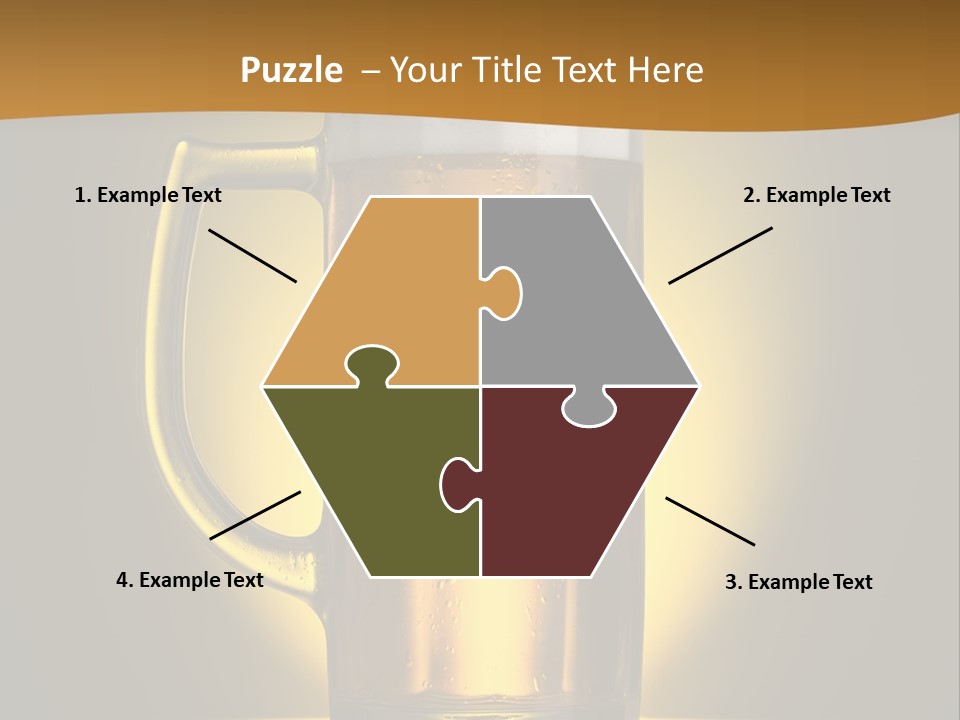 Over Yellow Foam PowerPoint Template