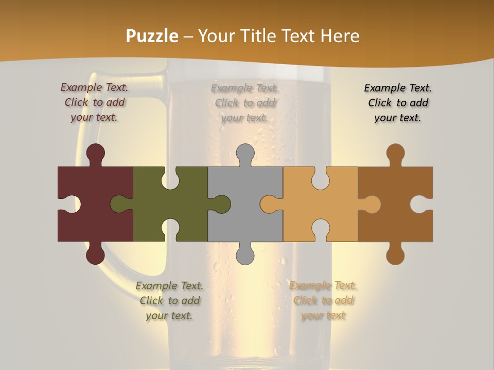 Over Yellow Foam PowerPoint Template