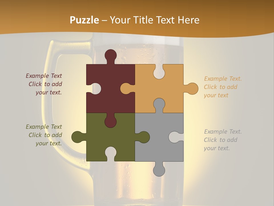 Over Yellow Foam PowerPoint Template