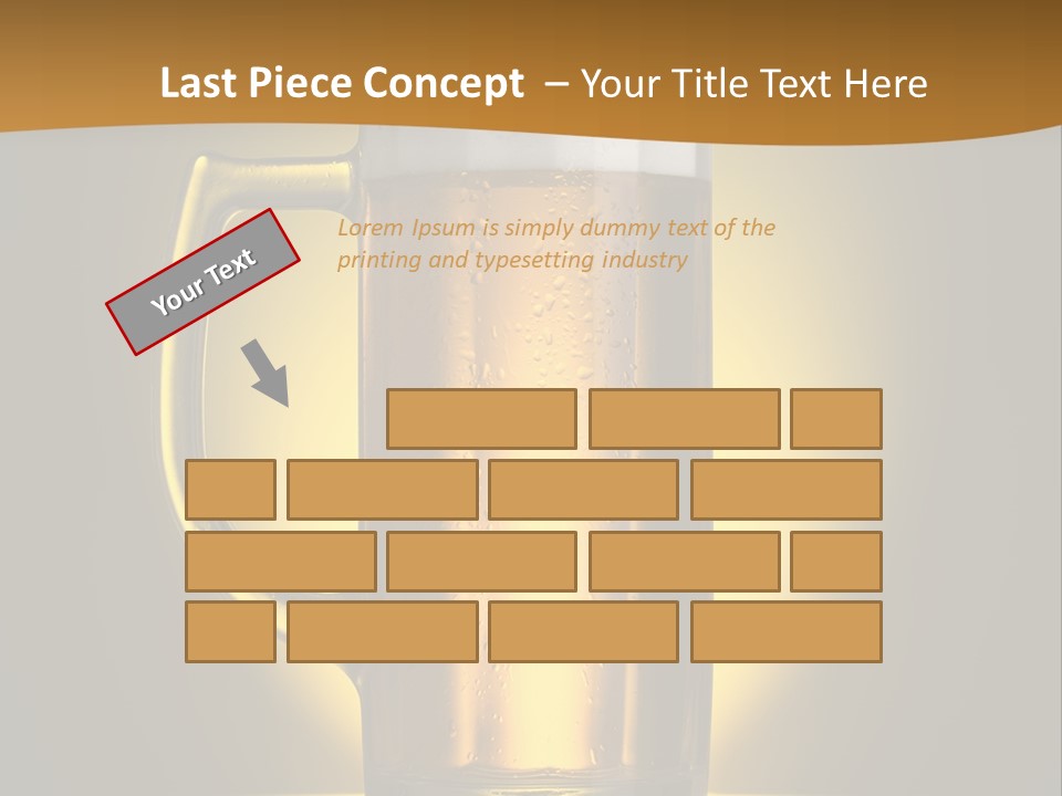 Over Yellow Foam PowerPoint Template
