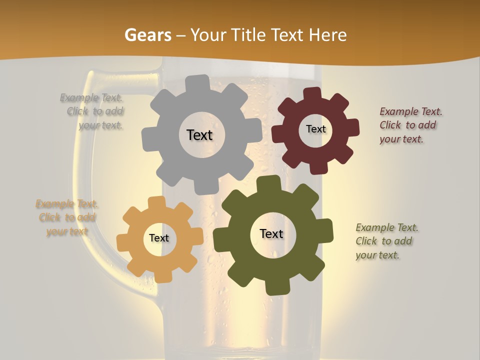 Over Yellow Foam PowerPoint Template