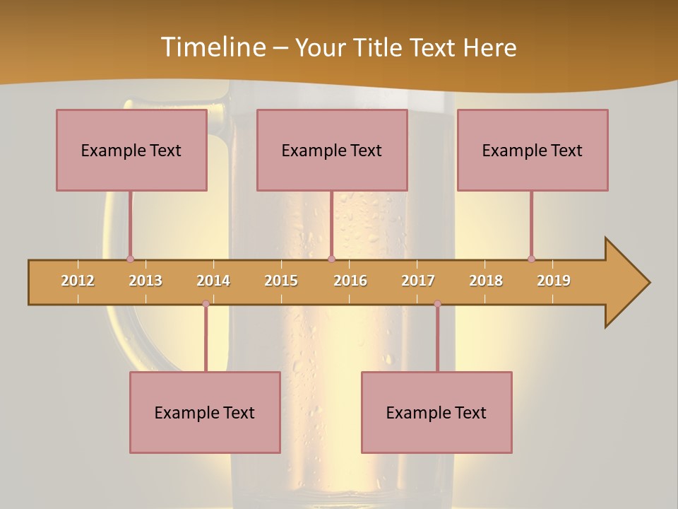 Over Yellow Foam PowerPoint Template
