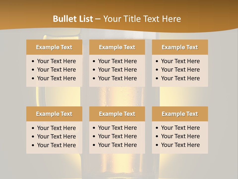 Over Yellow Foam PowerPoint Template