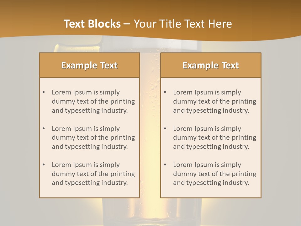 Over Yellow Foam PowerPoint Template
