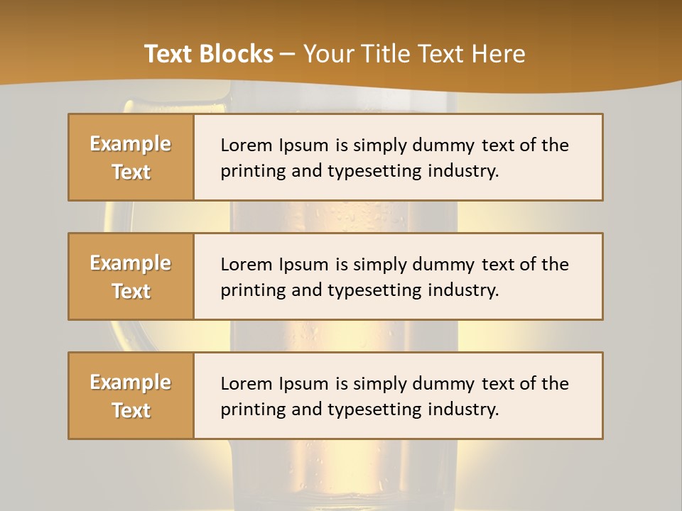 Over Yellow Foam PowerPoint Template
