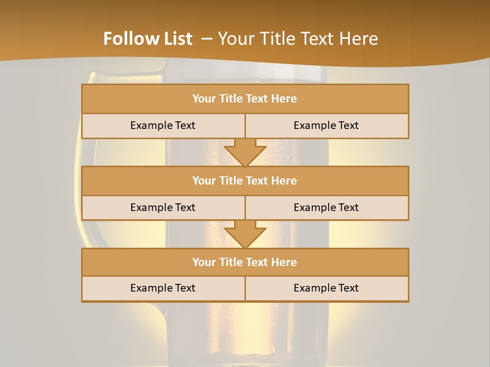 Over Yellow Foam PowerPoint Template