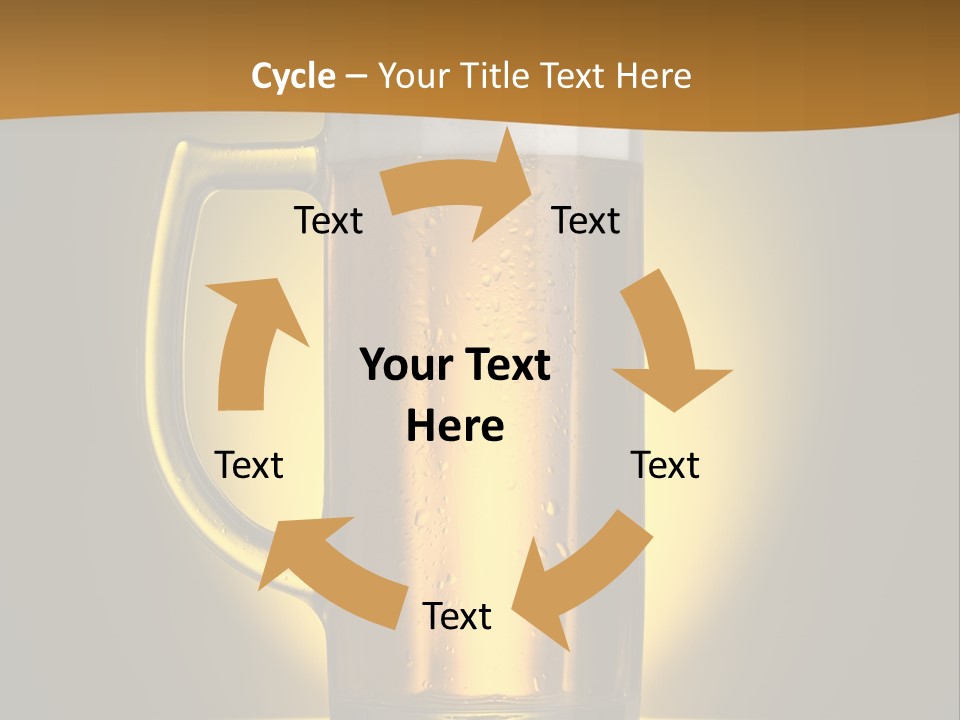 Over Yellow Foam PowerPoint Template