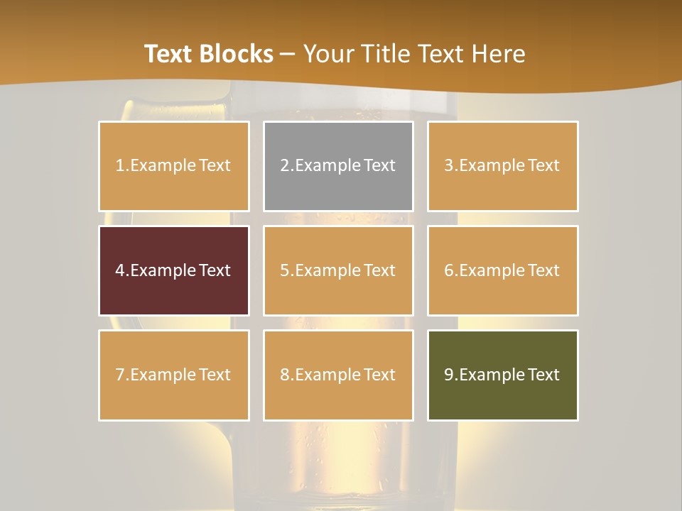 Over Yellow Foam PowerPoint Template