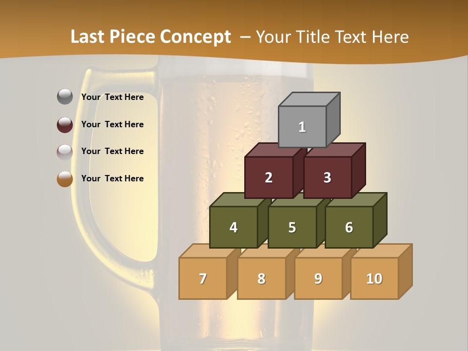 Over Yellow Foam PowerPoint Template