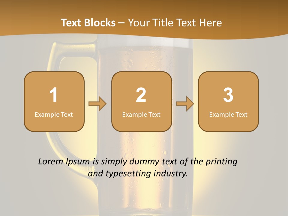 Over Yellow Foam PowerPoint Template
