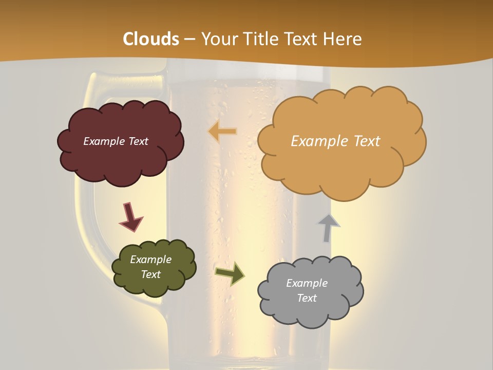 Over Yellow Foam PowerPoint Template