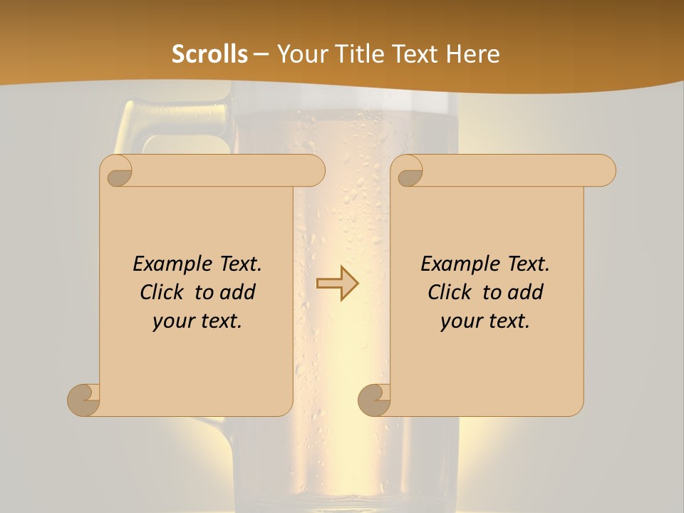 Over Yellow Foam PowerPoint Template