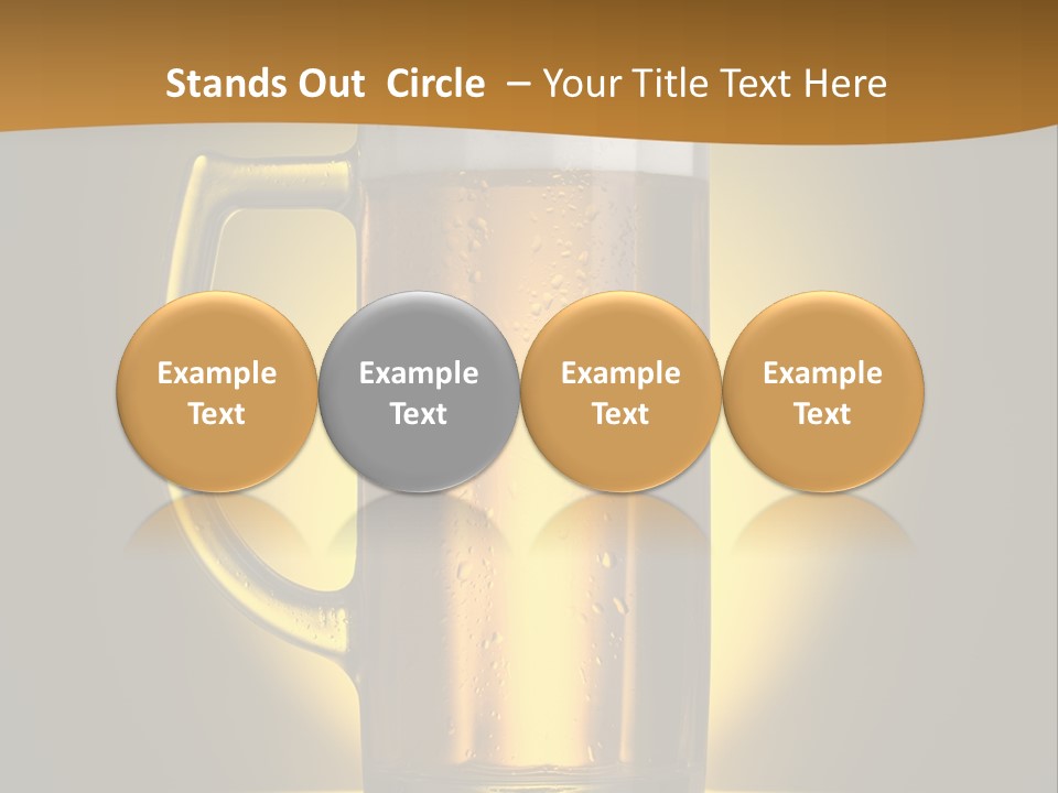 Over Yellow Foam PowerPoint Template