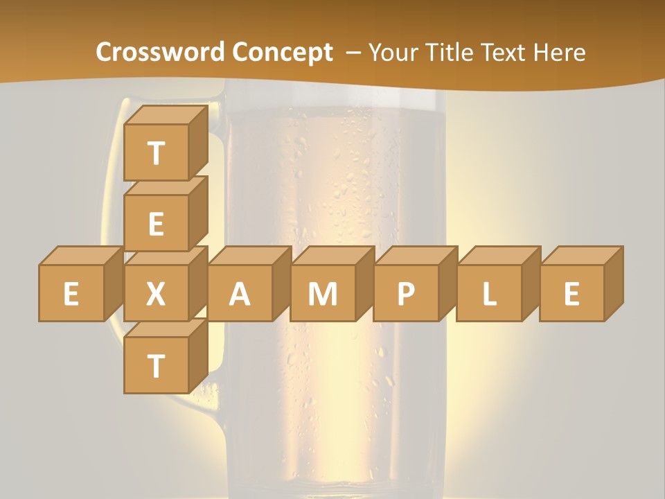 Over Yellow Foam PowerPoint Template