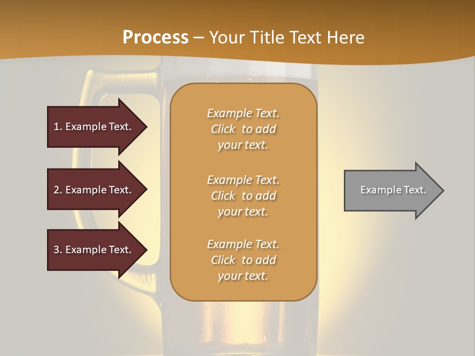 Over Yellow Foam PowerPoint Template
