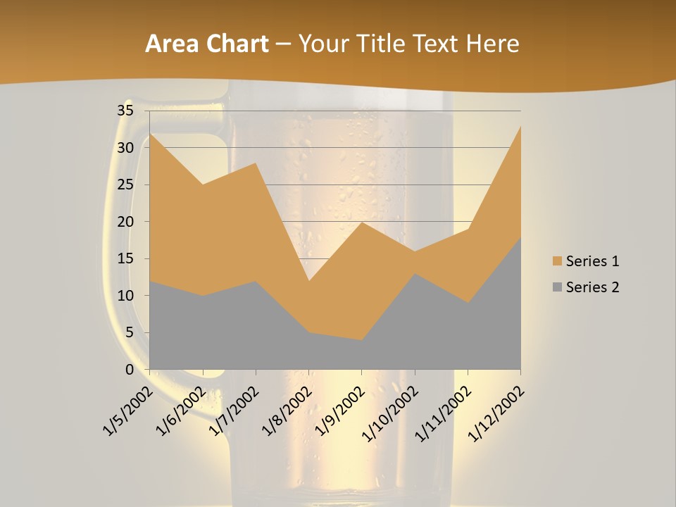 Over Yellow Foam PowerPoint Template