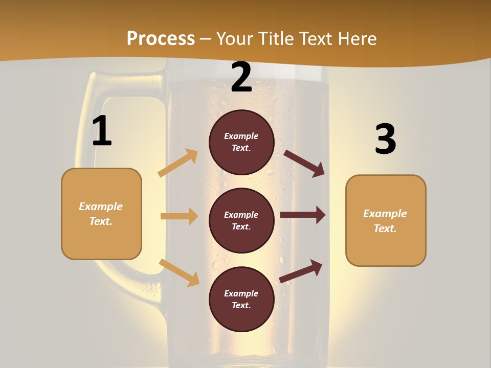 Over Yellow Foam PowerPoint Template