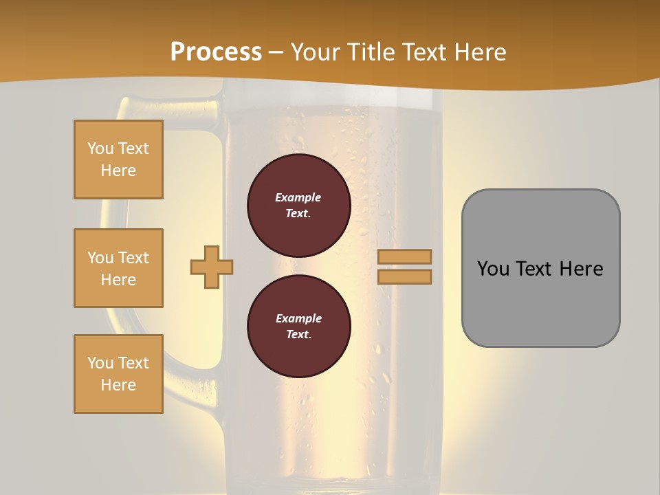 Over Yellow Foam PowerPoint Template