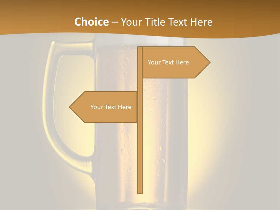 Over Yellow Foam PowerPoint Template