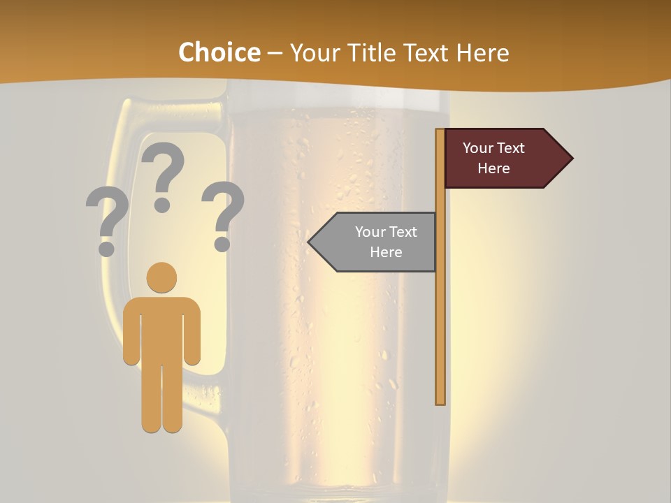 Over Yellow Foam PowerPoint Template
