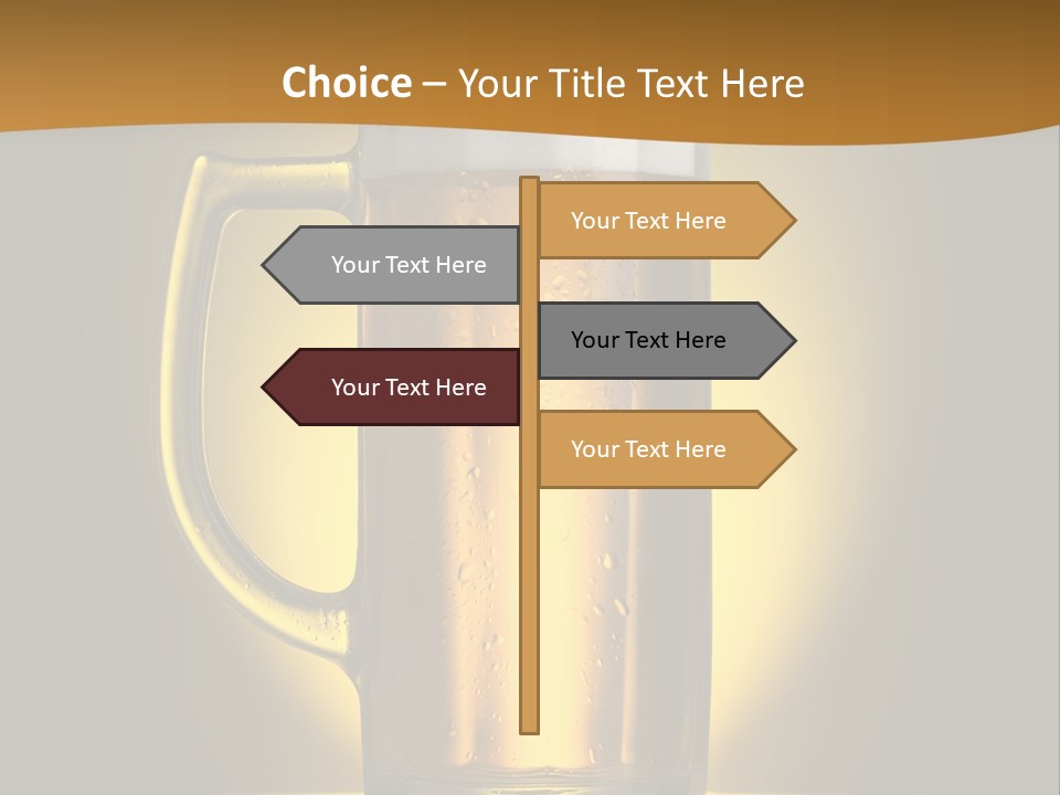 Over Yellow Foam PowerPoint Template