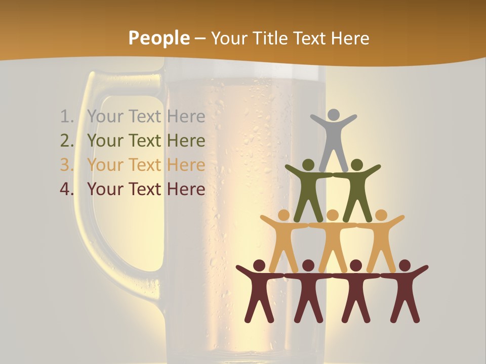 Over Yellow Foam PowerPoint Template