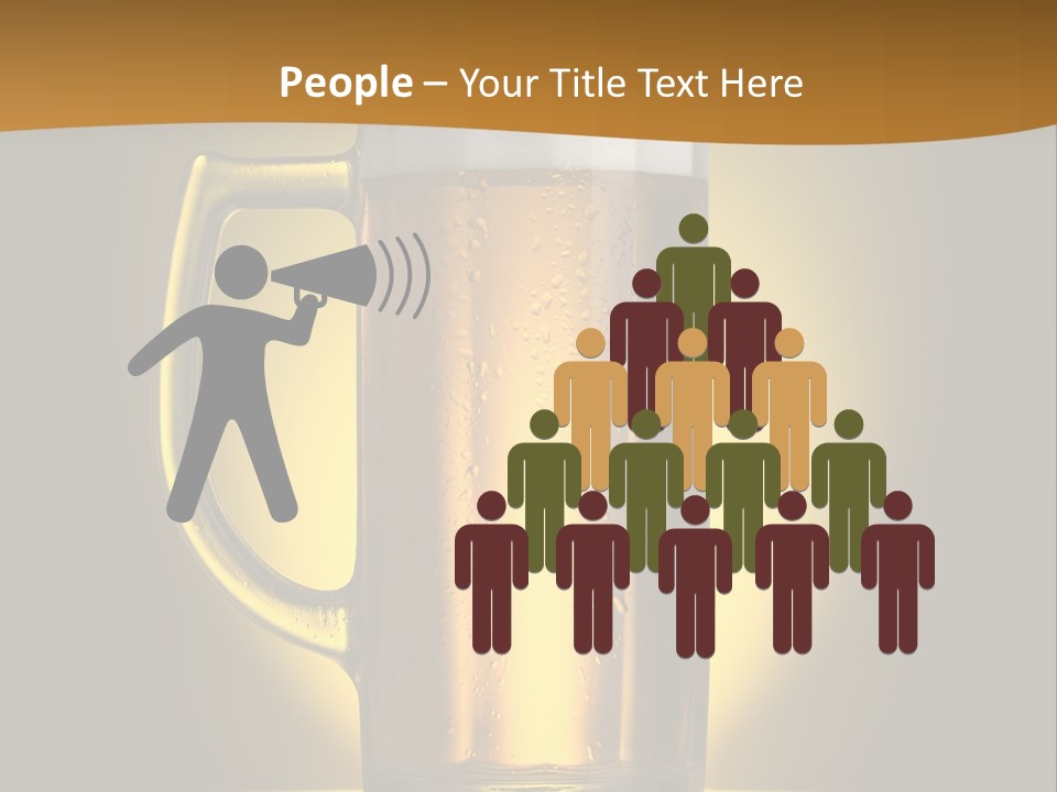 Over Yellow Foam PowerPoint Template