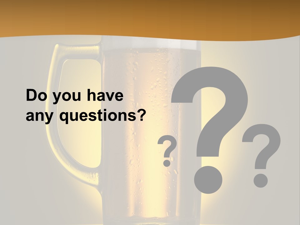 Over Yellow Foam PowerPoint Template