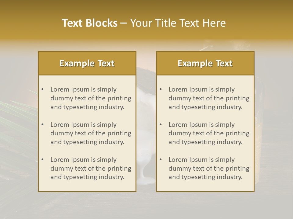 Milk Therapy Beauty PowerPoint Template