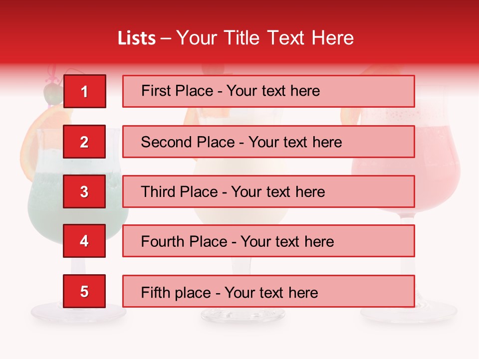 Sweet Bar Wet PowerPoint Template