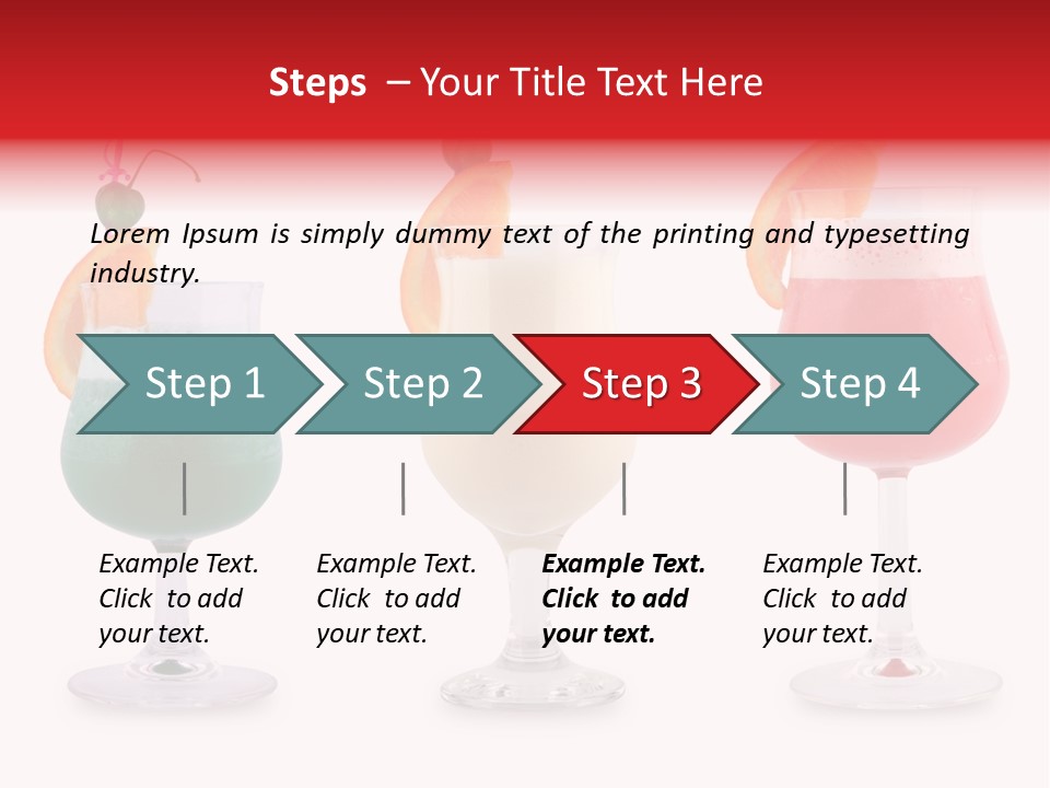 Sweet Bar Wet PowerPoint Template