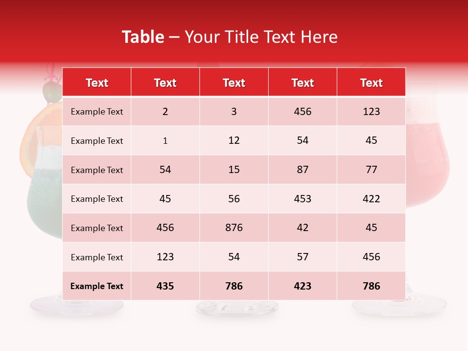 Sweet Bar Wet PowerPoint Template