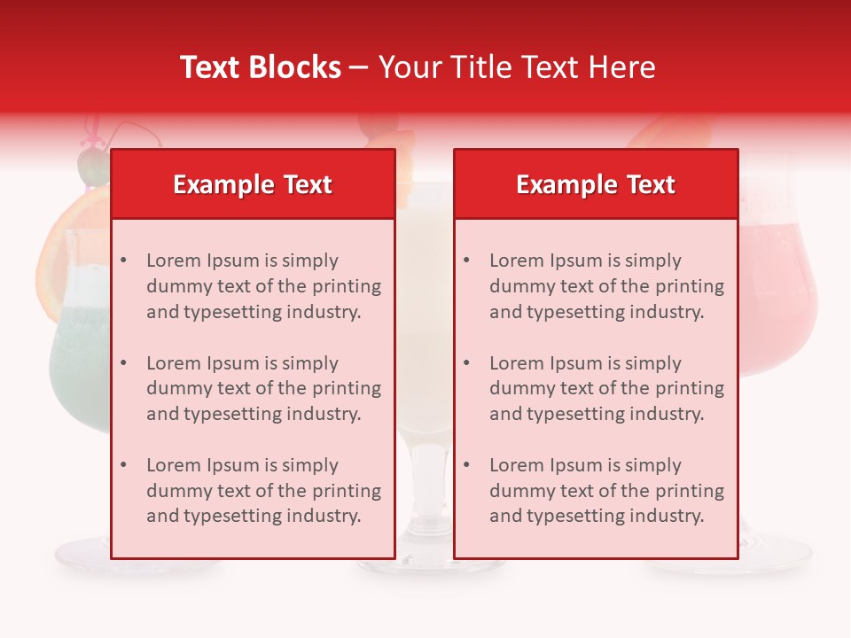 Sweet Bar Wet PowerPoint Template