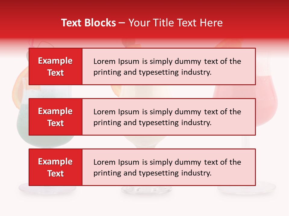 Sweet Bar Wet PowerPoint Template