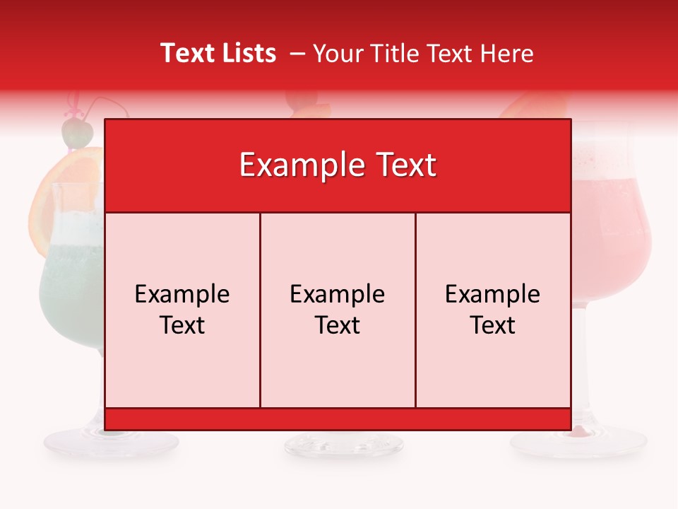 Sweet Bar Wet PowerPoint Template