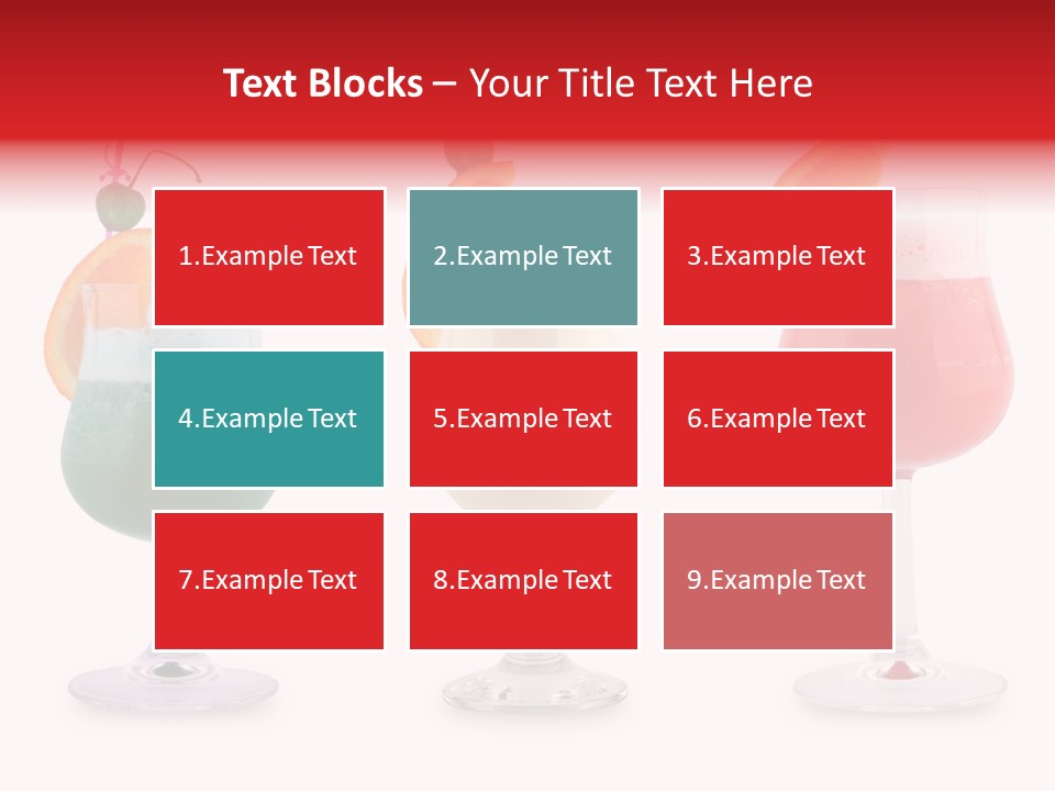 Sweet Bar Wet PowerPoint Template