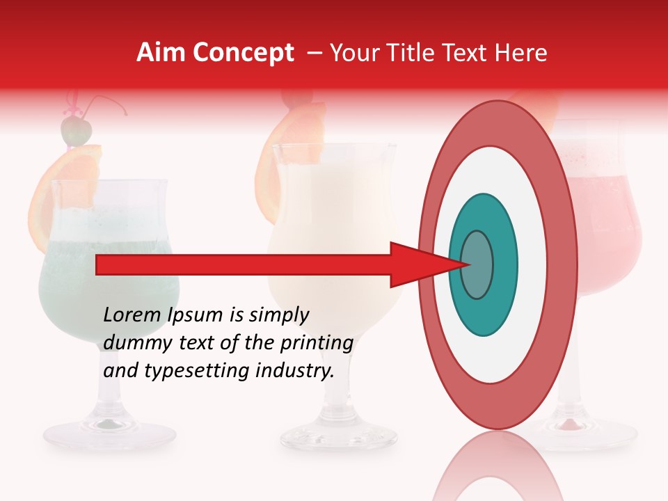 Sweet Bar Wet PowerPoint Template