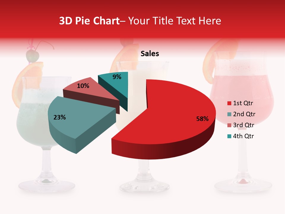 Sweet Bar Wet PowerPoint Template