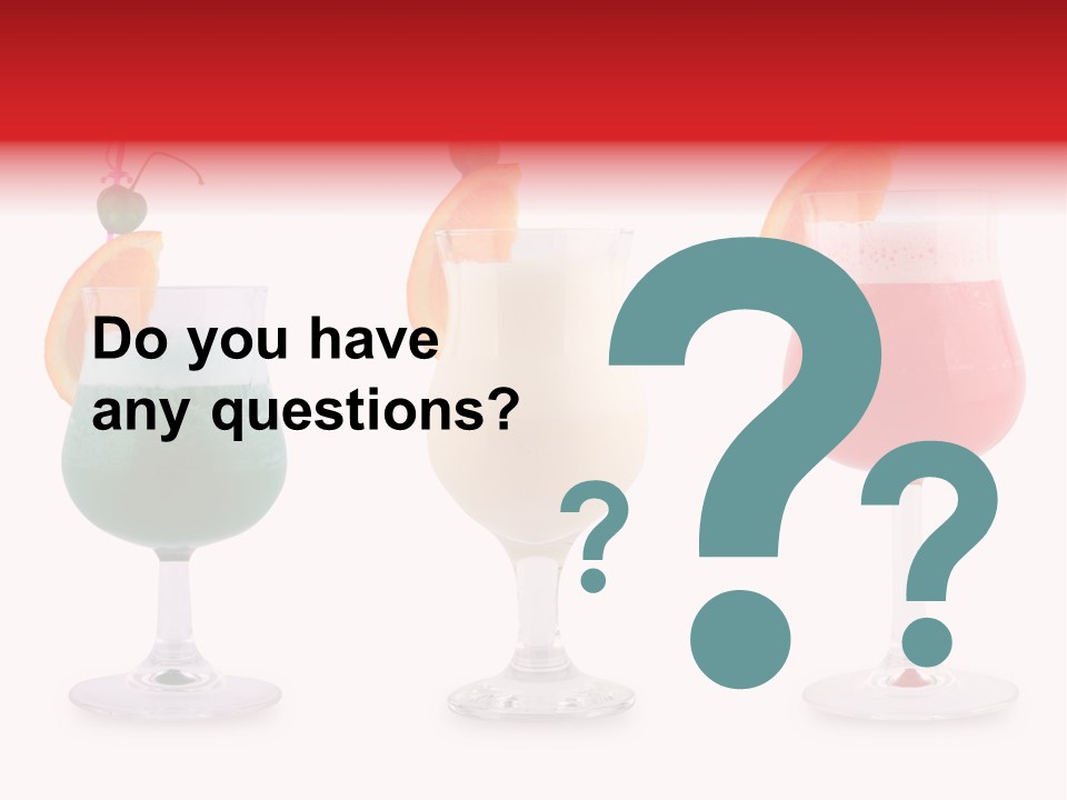 Sweet Bar Wet PowerPoint Template